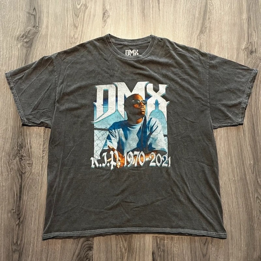 DMX Rip Memorial Gray Washed T-Shirt